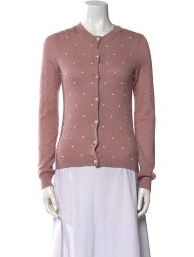 Pre-owned Chanel 2015 Mohair Sweater In Pink