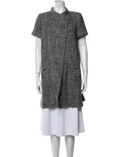 Pre-owned Chanel 2015 Nylon Coat In Grey
