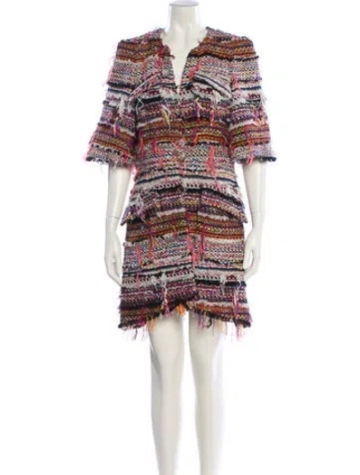 Pre-owned Chanel 2015 Paris-dubai Coat Coat In Multi