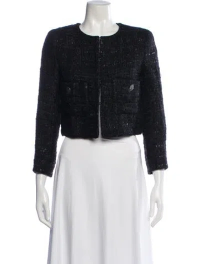 Pre-owned Chanel 2015 'paris-dubai' Fantasy Tweed Jacket In Black/metallic