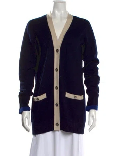 Pre-owned Chanel 2015 Paris-dubai Sweater In Blue