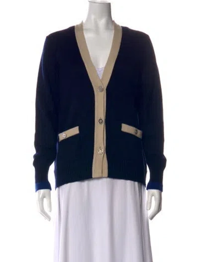 Pre-owned Chanel 2015 Paris-dubai Sweater In Blue