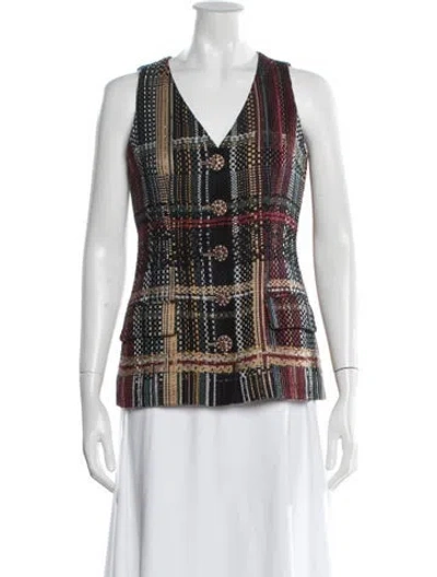 Pre-owned Chanel 2015 Paris-dubai Vest In Brown