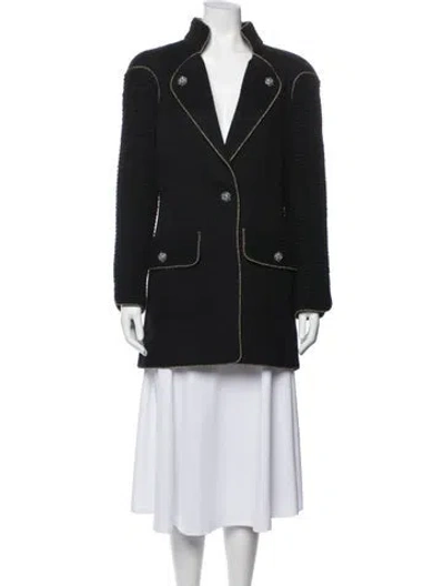 Pre-owned Chanel 2015 Paris-salzburg Blazer In Black
