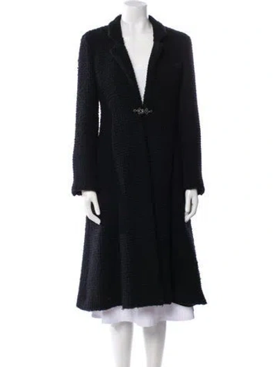 Pre-owned Chanel 2015 Paris-salzburg Coat In Black
