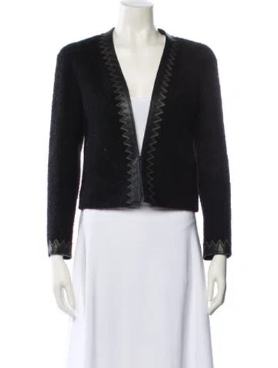 Pre-owned Chanel 2015 Paris-salzburg Evening Jacket In Black