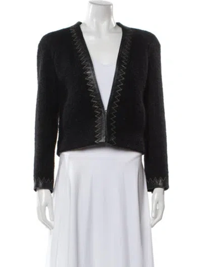 Pre-owned Chanel 2015 Paris-salzburg Evening Jacket In Black