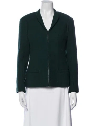 Pre-owned Chanel 2015 Paris-salzburg Evening Jacket In Green