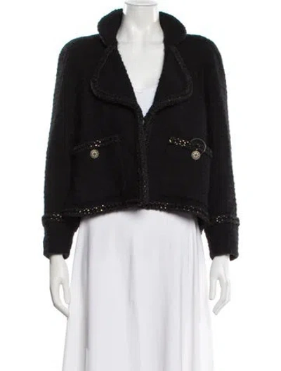 Pre-owned Chanel 2015 Paris-salzburg Jacket In Black