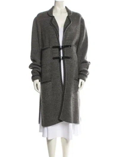 Pre-owned Chanel 2015 Paris-salzburg Sweater In Gray