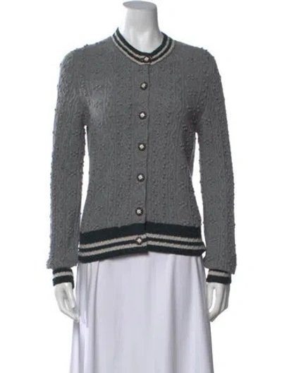 Pre-owned Chanel 2015 Paris-salzburg Sweater In Grey