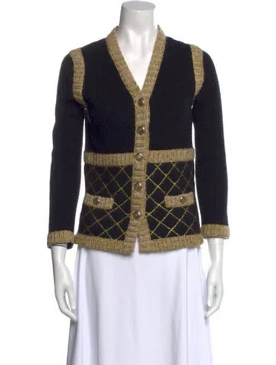 Pre-owned Chanel 2015 Silk Sweater In Multi