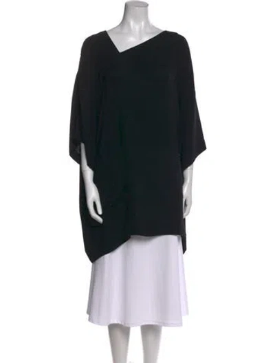 Pre-owned Chanel 2015 Silk Tunic In Black