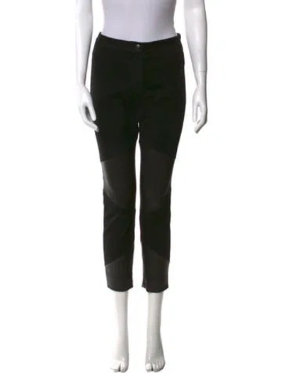 Pre-owned Chanel 2015 Skinny Leg Pants In Black