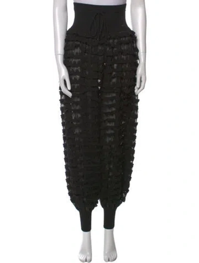 Pre-owned Chanel 2015 Skinny Leg Pants In Black