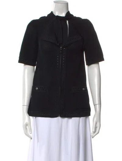 Pre-owned Chanel 2015 Sweater In Black