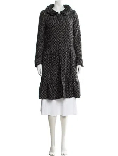 Pre-owned Chanel 2015 Tweed Coat In Multi