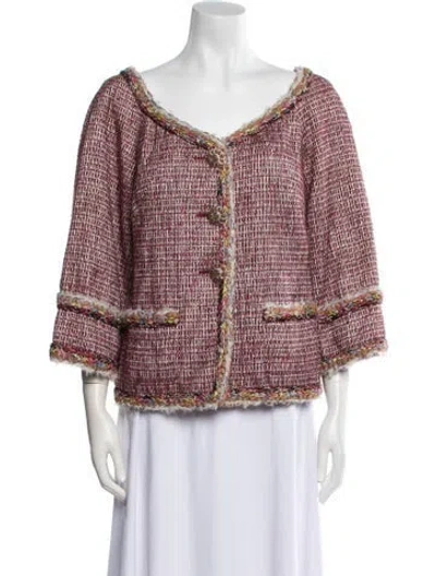 Pre-owned Chanel 2015 Tweed Evening Jacket