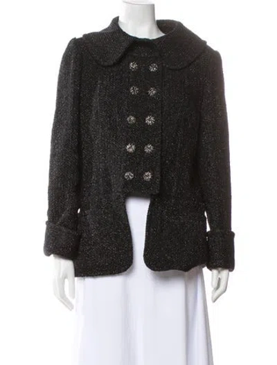 Pre-owned Chanel 2015 Tweed Evening Jacket In Multi