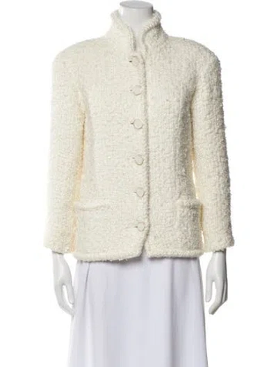 Pre-owned Chanel 2015 Tweed Jacket In Neutral