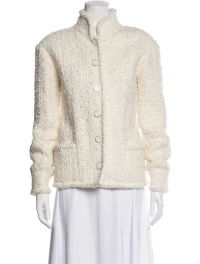 Pre-owned Chanel 2015 Tweed Jacket In Neutral