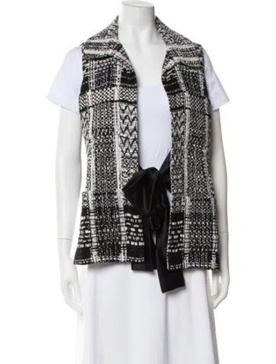 Pre-owned Chanel 2015 Tweed Pattern Vest In Multi