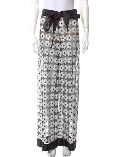 Pre-owned Chanel 2015 Wide Leg Pants In Multi