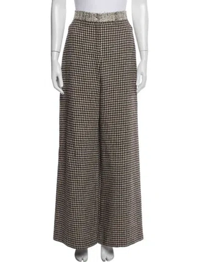 Pre-owned Chanel 2015 Wide Leg Pants In Neutrals