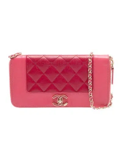 Pre-owned Chanel 2015-2016 Mademoiselle Vintage Continental Wallet In Multi