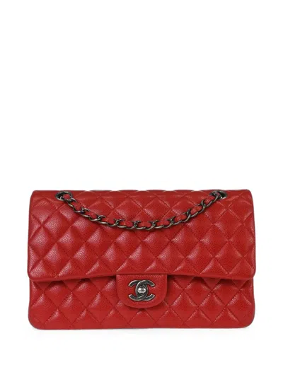 Chanel 2015-2016 Medium Classic Double Flap Shoulder Bag In Pattern
