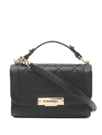 Pre-owned Chanel 2016-2017 Label Click Two-way Handbag