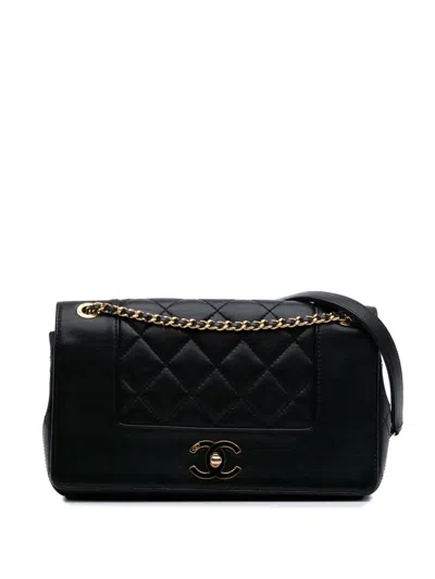 Pre-owned Chanel 2016-2017 Small Lambskin Mademoiselle Flap Crossbody Bag