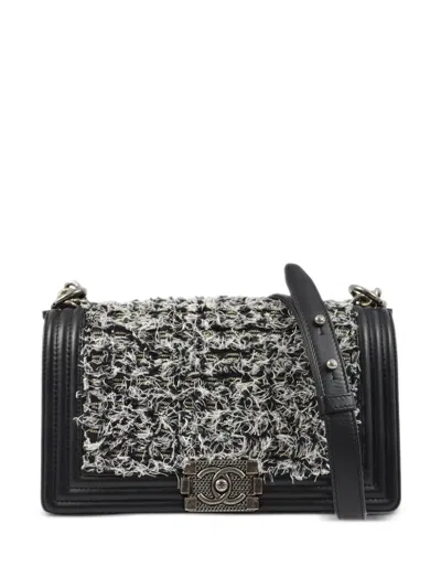 Pre-owned Chanel 2016 Boy  Shoulder Bag In Black