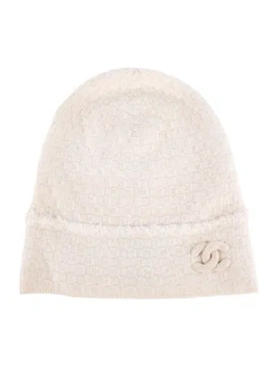 Pre-owned Chanel 2016 Cashmere Cc Beanie