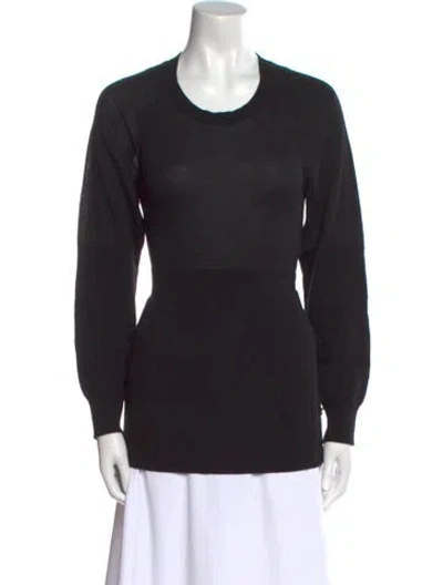 Pre-owned Chanel 2016 Cashmere Sweater In Black