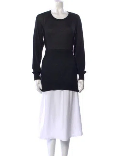 Pre-owned Chanel 2016 Cashmere Sweater In Black