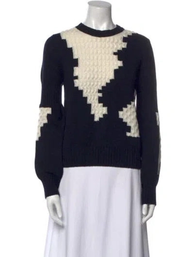 Pre-owned Chanel 2016 Cashmere Sweater In Blue