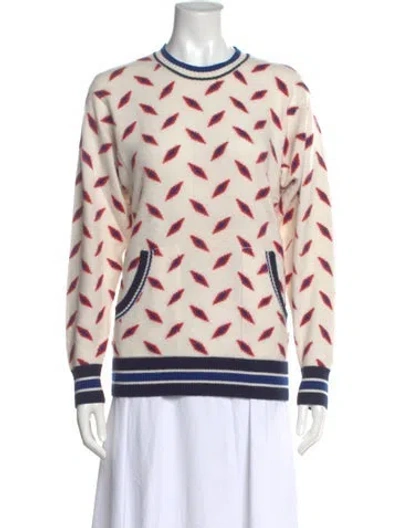 Pre-owned Chanel 2016 Cashmere Sweater In Neutral