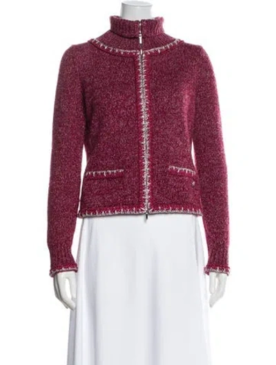 Pre-owned Chanel 2016 Cashmere Sweater In Pink