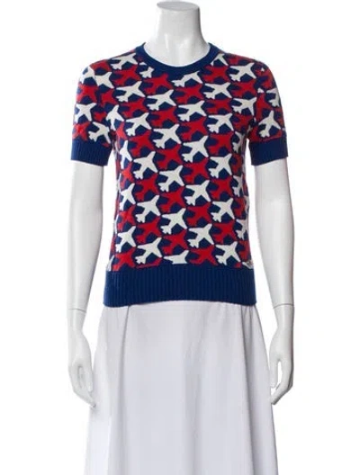 Pre-owned Chanel 2016 Cashmere Sweater In Red