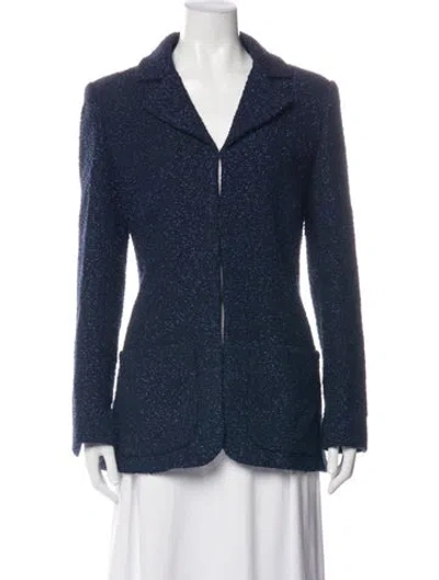 Pre-owned Chanel 2016 ' Airlines' Blazer In Blue