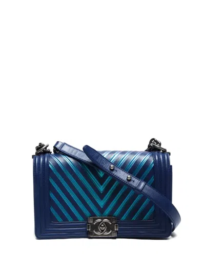 Pre-owned Chanel 2016  Boy Full Flap Shoulder Bag
