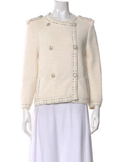 Pre-owned Chanel 2016 Crew Neck Sweater In Neutral