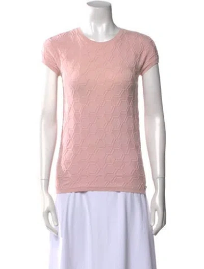 Pre-owned Chanel 2016 Crew Neck Sweatshirt In Pink