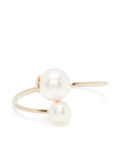 Pre-owned Chanel 2016 Double Faux-pearl Bangle