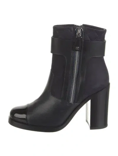 Pre-owned Chanel 2016 Interlocking Cc Logo Boots In Multi
