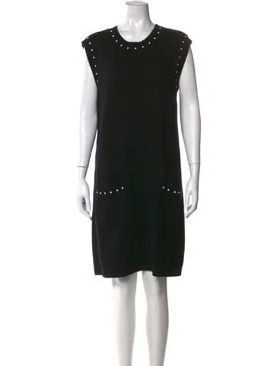 Pre-owned Chanel 2016 Knee-length Dress In Black