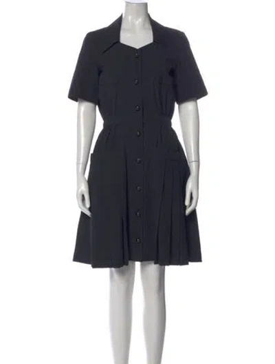 Pre-owned Chanel 2016 Knee-length Dress In Blue