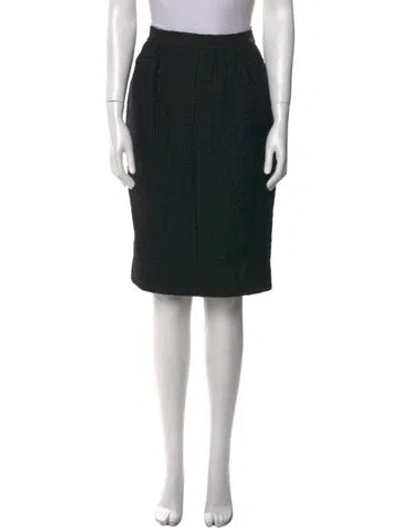 Pre-owned Chanel 2016 Knee-length Skirt In Black