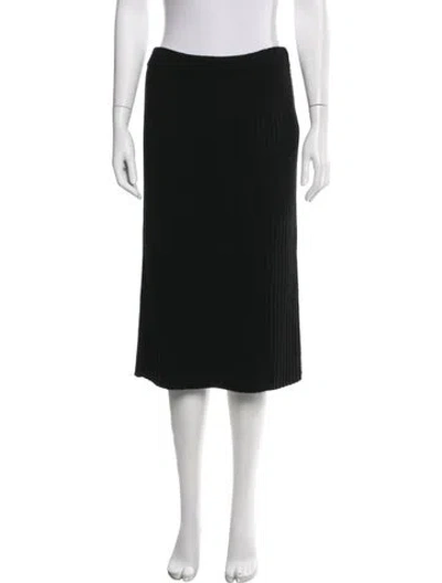 Pre-owned Chanel 2016 Knee-length Skirt In Black